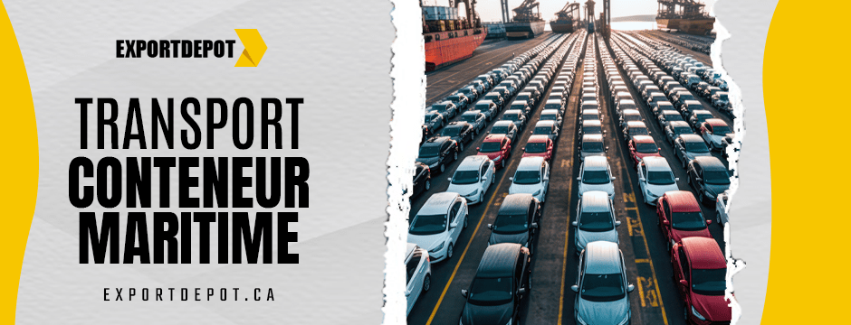transport conteneur maritime