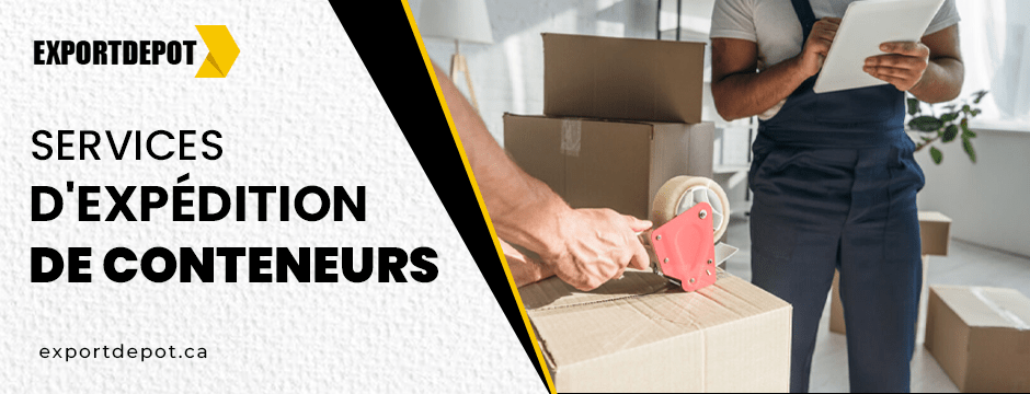 Services d'expédition de conteneurs