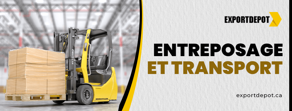 entreposage et transport