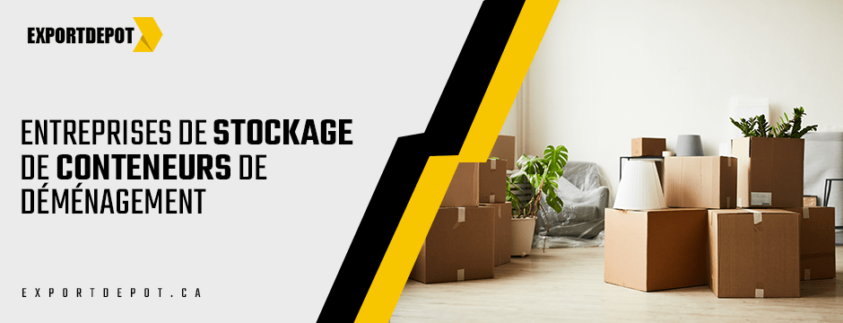 Entreprises de déménagement de conteneurs de stockage