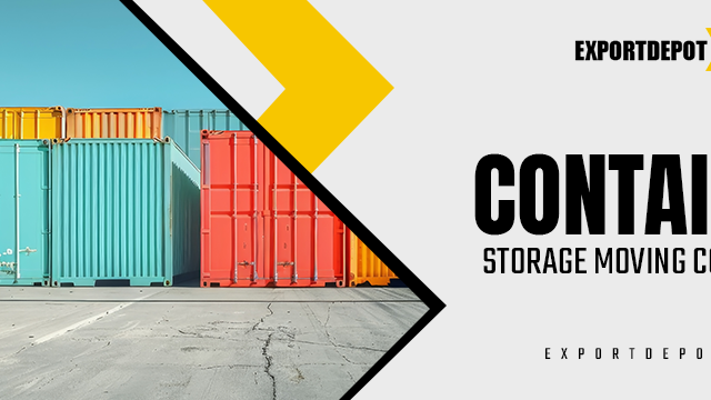 Container storage moving companies