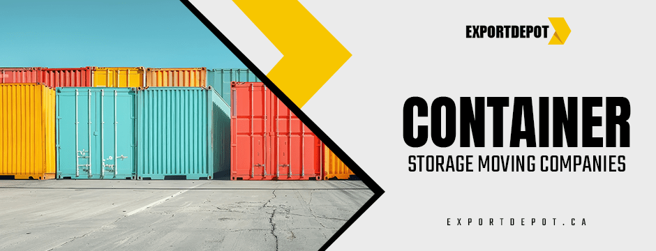 Container storage moving companies