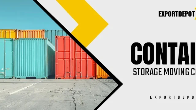 Colorful shipping containers