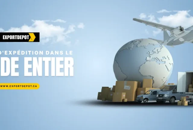 services d’expédition dans le monde entier