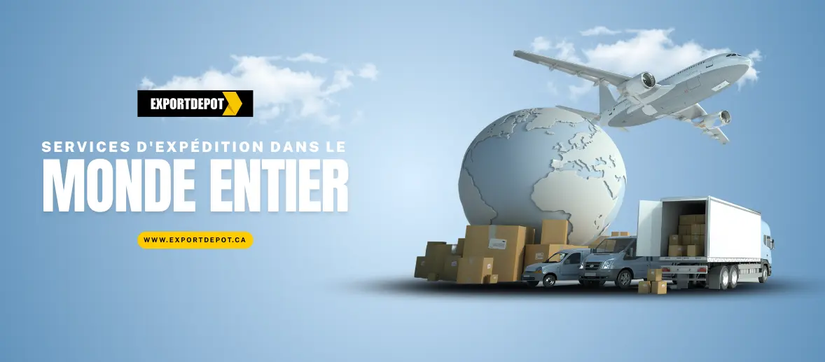 services d’expédition dans le monde entier