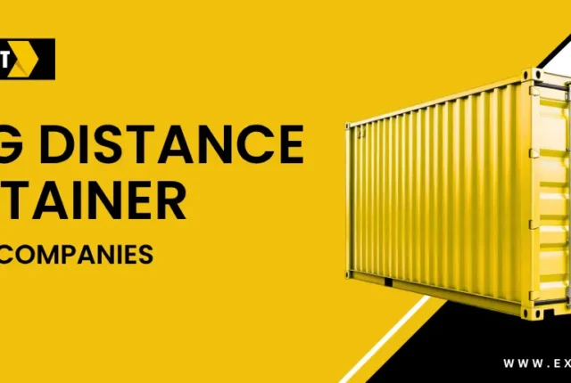 Long Distance Container Moving Companies