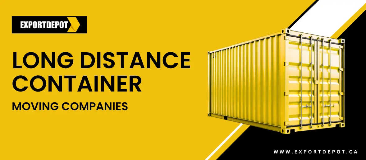 Long Distance Container Moving Companies