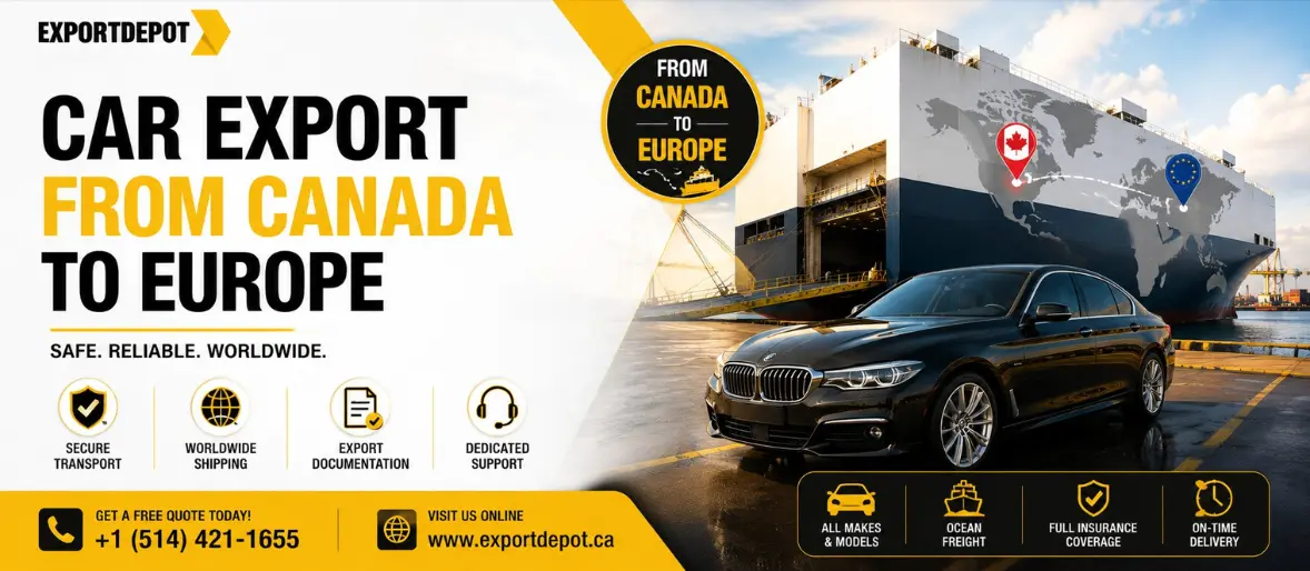 Car Export from Canada to Europe
