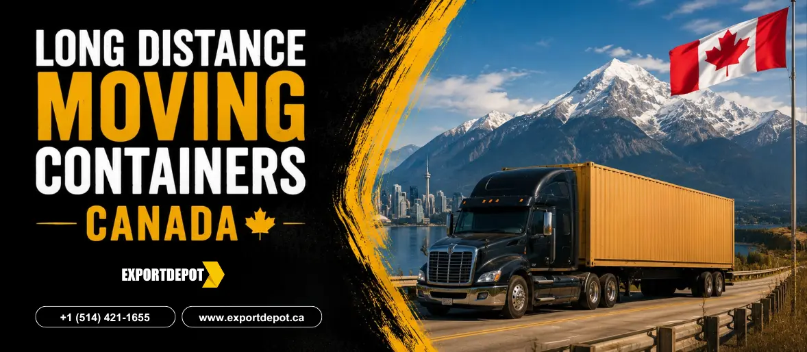 Long Distance Moving Containers Canada