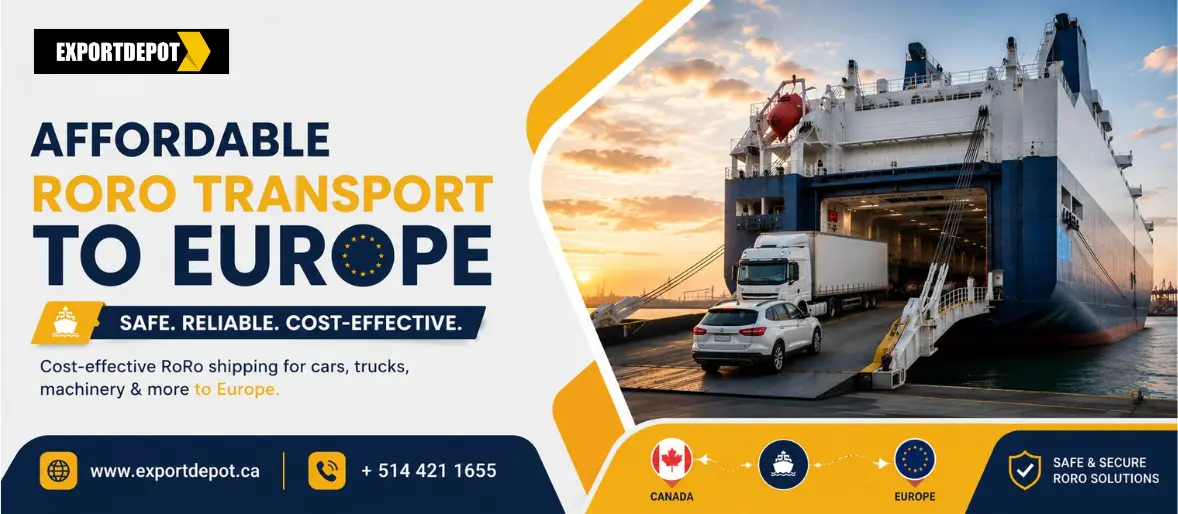 Affordable RoRo transport to Europe