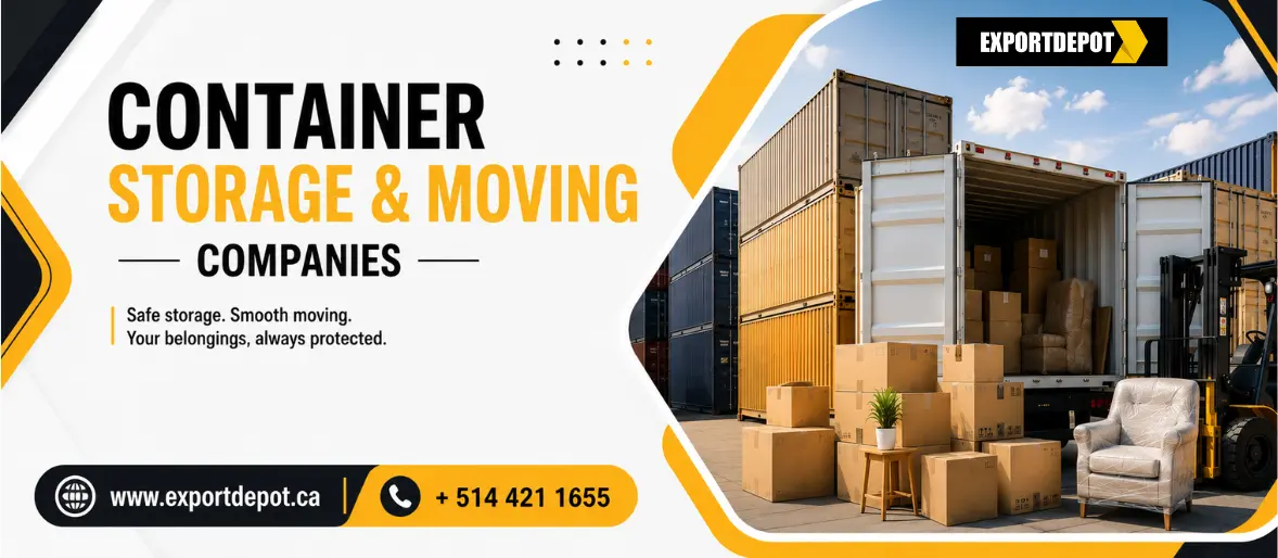 Container storage moving companies
